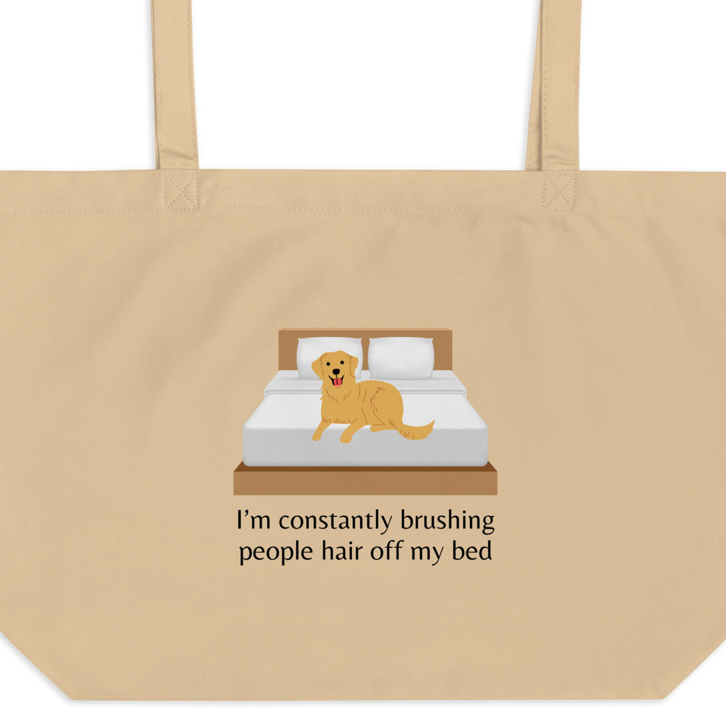 Brushing People Hair X-Large Tote/ Shopping Bags