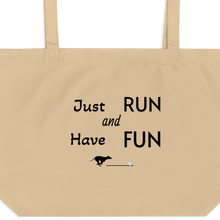 Load image into Gallery viewer, Just Run Fast CAT X-Large Tote/ Shopping Bag
