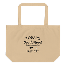 Load image into Gallery viewer, Good Mood by Fast CAT X-Large Tote/ Shopping Bags
