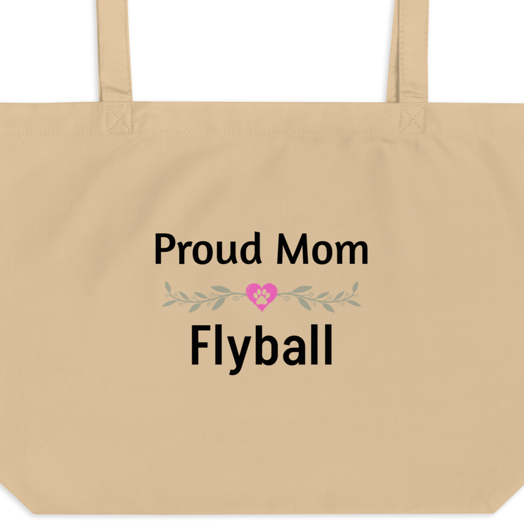 Proud Flyball Mom X-Large Tote/ Shopping Bags