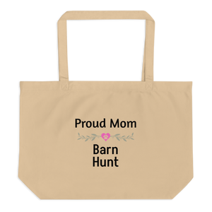 Proud Barn Hunt Mom X-Large Tote/ Shopping Bags