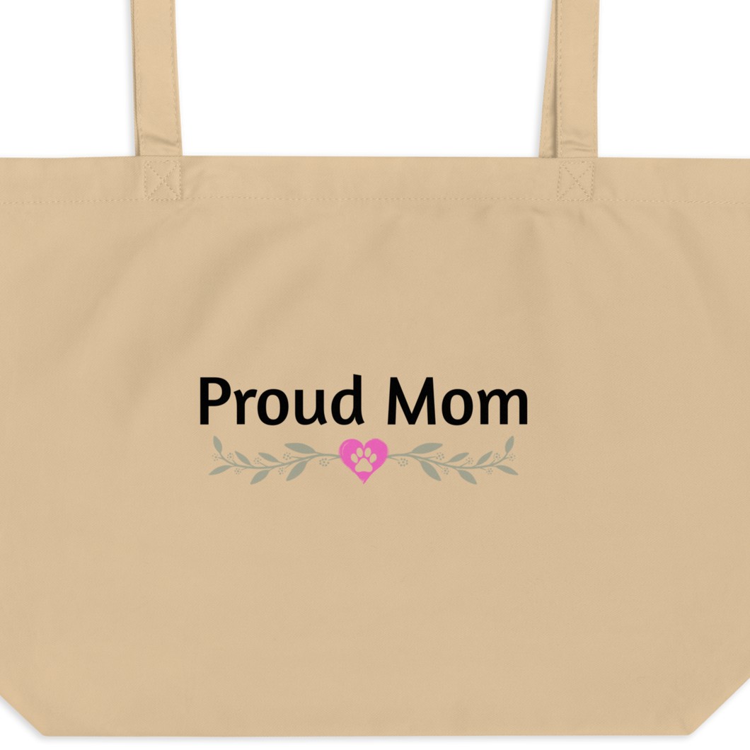 Proud Dog Mom X-Large Tote/ Shopping Bags