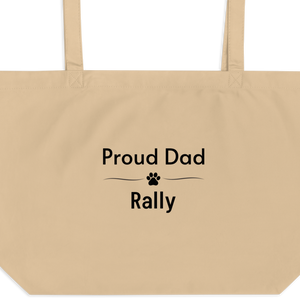 Proud Rally Dad X-Large Tote/ Shopping Bags