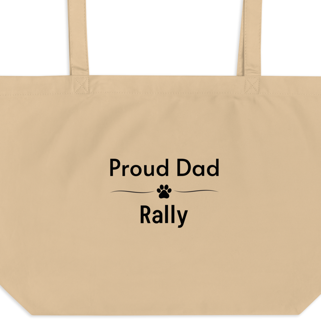 Proud Rally Dad X-Large Tote/ Shopping Bags