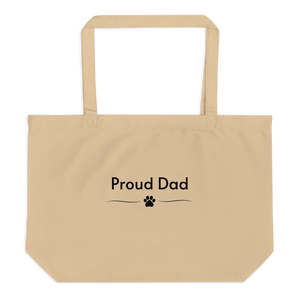 Proud Dad X-Large Tote/ Shopping Bags