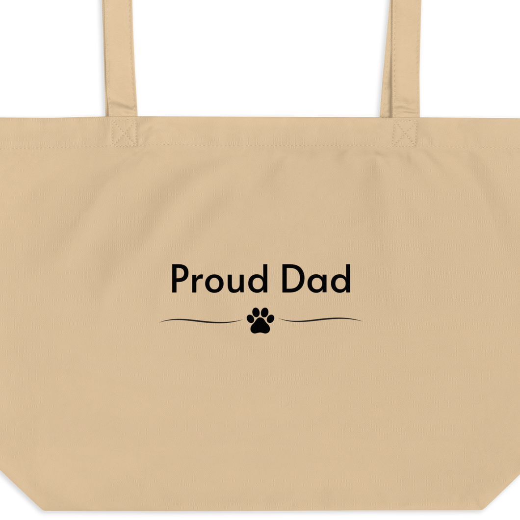 Proud Dad X-Large Tote/ Shopping Bags