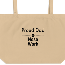 Load image into Gallery viewer, Proud Nose Work Dad X-Large Tote/ Shopping Bags

