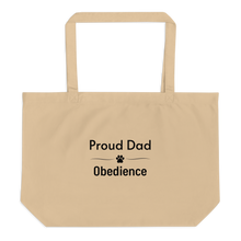 Load image into Gallery viewer, Proud Obedience Dad X-Large Tote/ Shopping Bags
