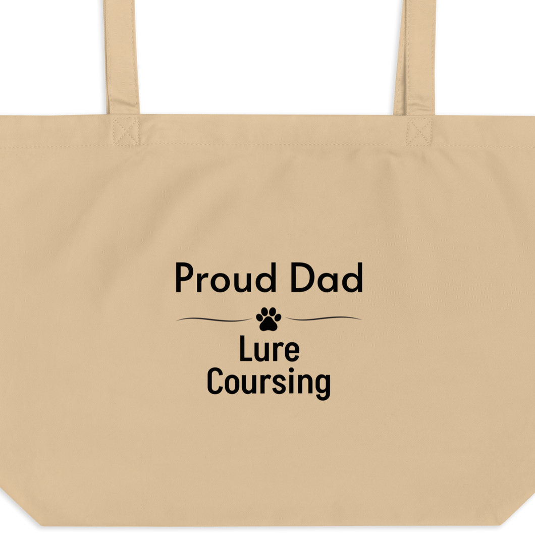 Proud Lure Coursing Dad X-Large Tote/ Shopping Bags