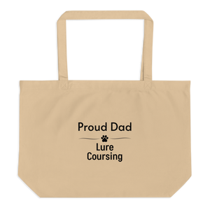 Proud Lure Coursing Dad X-Large Tote/ Shopping Bags