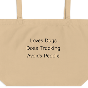 Loves Dogs, Does Tracking X-Large Tote/ Shopping Bags