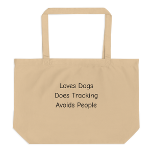 Loves Dogs, Does Tracking X-Large Tote/ Shopping Bags