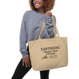 Earthdog Cheaper Than Therapy X-Large Tote/ Shopping Bags