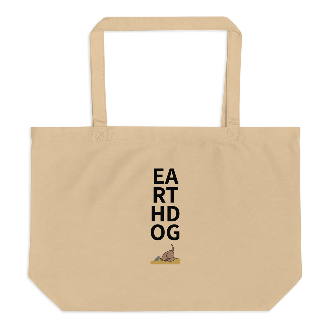 Stacked Earthdog X-Large Tote/ Shopping Bags