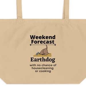 Earthdog Weekend Forecast X-Large Tote/ Shopping Bags