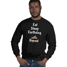 Load image into Gallery viewer, Eat. Sleep, Earthdog, Repeat Sweatshirts - Dark
