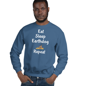 Eat. Sleep, Earthdog, Repeat Sweatshirts - Dark