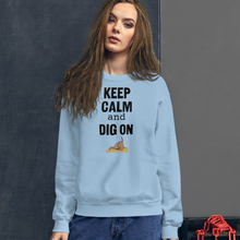 Load image into Gallery viewer, Keep Calm &amp; Dig On Earthdog Sweatshirts - Light
