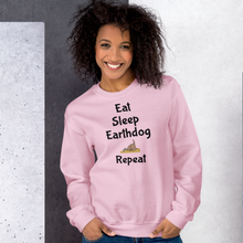 Load image into Gallery viewer, Eat. Sleep, Earthdog, Repeat Sweatshirts - Light
