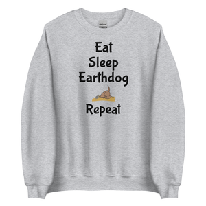 Eat. Sleep, Earthdog, Repeat Sweatshirts - Light