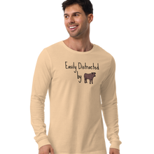 Load image into Gallery viewer, ESTELLA - Easily Distracted by Cattle Herding Long Sleeve Shirt
