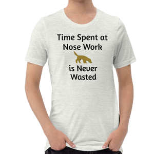 Time Spent at Nose Work T-Shirts - Light