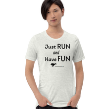 Load image into Gallery viewer, Just Run &amp; Have Fun Lure Coursing T-Shirts - Light
