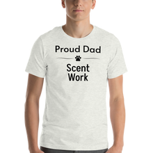 Load image into Gallery viewer, Proud Scent Work Dad T-Shirts - Light
