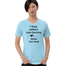 Load image into Gallery viewer, 7 Days Without Lure Coursing T-Shirts - Light
