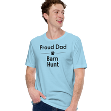 Load image into Gallery viewer, Proud Barn Hunt Dad T-Shirts - Light
