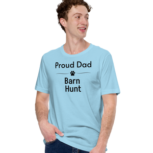 Proud Barn Hunt Dad T-Shirts - Light