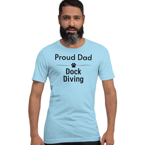 Proud Dock Diving Dad T-Shirts - Light
