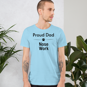 Proud Nose Work Dad T-Shirts - Light
