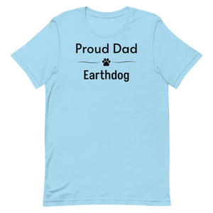 Proud Earthdog Dad T-Shirts - Light