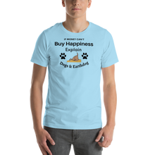 Load image into Gallery viewer, Money Buys Happiness with Earthdog T-Shirts - light
