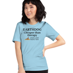 Earthdog Cheaper Than Therapy T-Shirts - Light