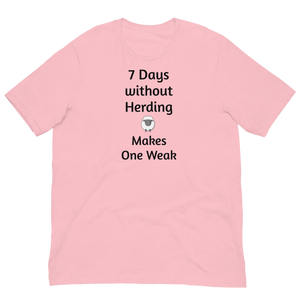 7 Days Without Sheep Herding T-Shirts - Light