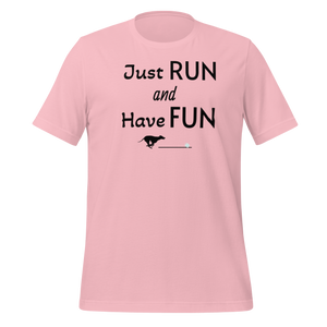 Just Run & Have Fun Fast CAT T-Shirts - Light