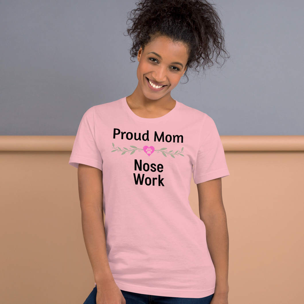 Proud Nose Work Mom T-Shirts - Light