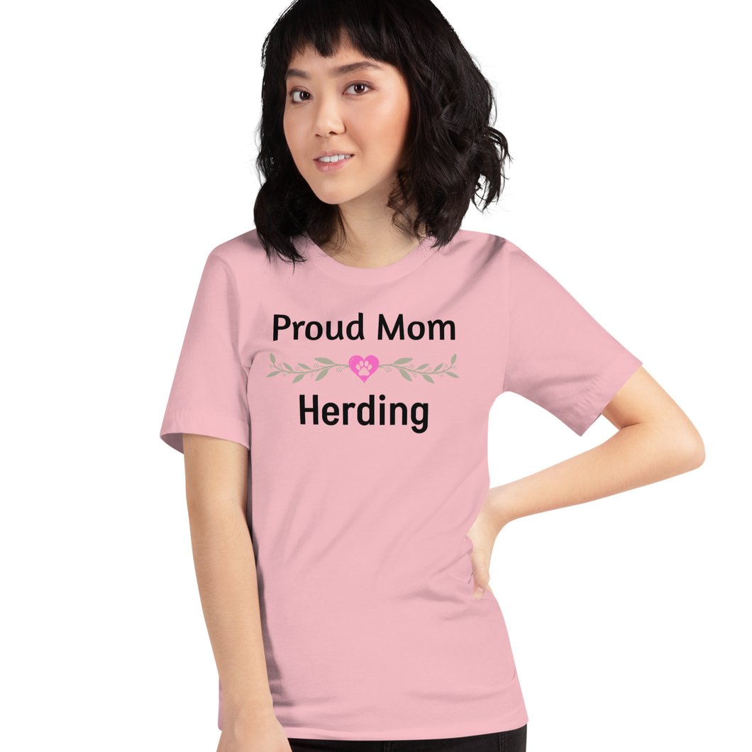 Proud Herding Mom T-Shirts - Light