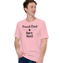 Load image into Gallery viewer, Proud Barn Hunt Dad T-Shirts - Light
