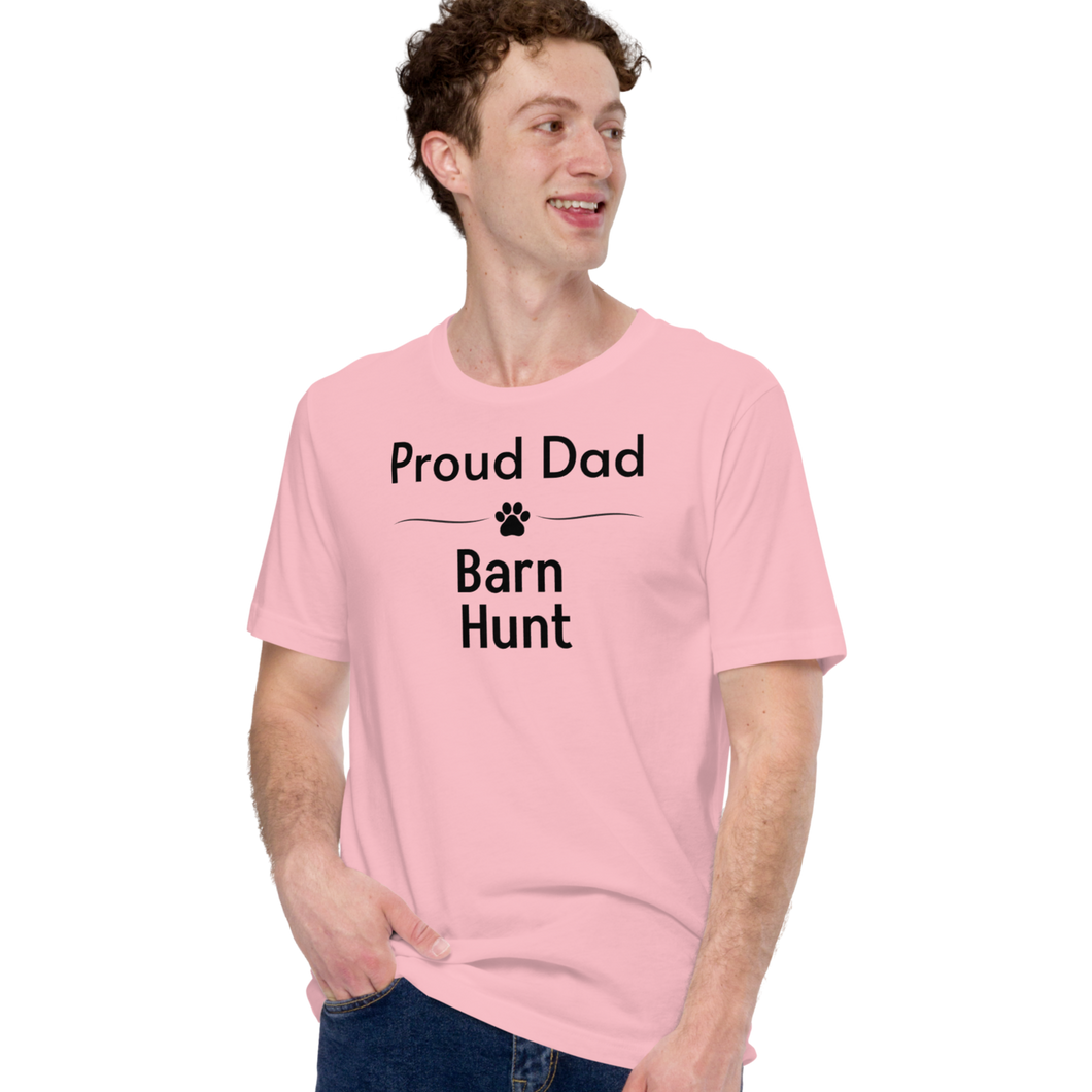 Proud Barn Hunt Dad T-Shirts - Light