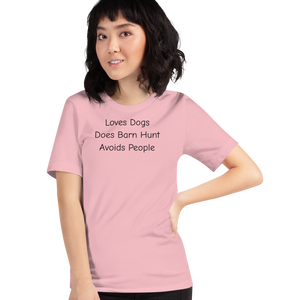 Loves Dogs, Does Barn Hunt T-Shirts - Light