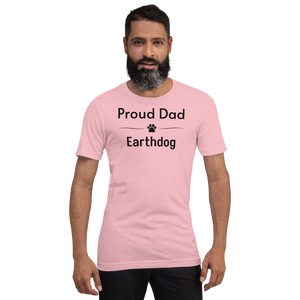 Proud Earthdog Dad T-Shirts - Light