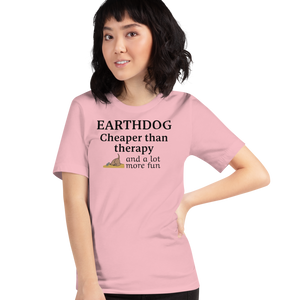 Earthdog Cheaper Than Therapy T-Shirts - Light