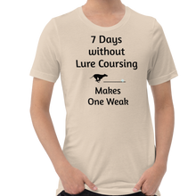 Load image into Gallery viewer, 7 Days Without Lure Coursing T-Shirts - Light
