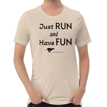 Load image into Gallery viewer, Just Run &amp; Have Fun Lure Coursing T-Shirts - Light
