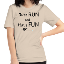 Load image into Gallery viewer, Just Run &amp; Have Fun Fast CAT T-Shirts - Light
