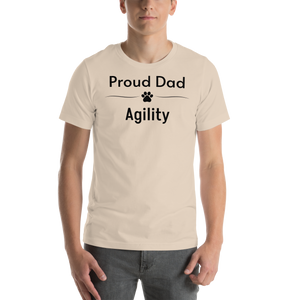 Proud Agility Dad T-Shirts - Light