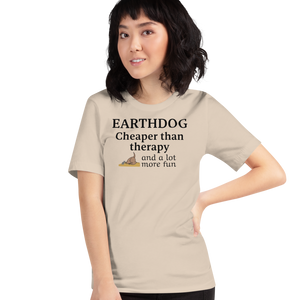 Earthdog Cheaper Than Therapy T-Shirts - Light